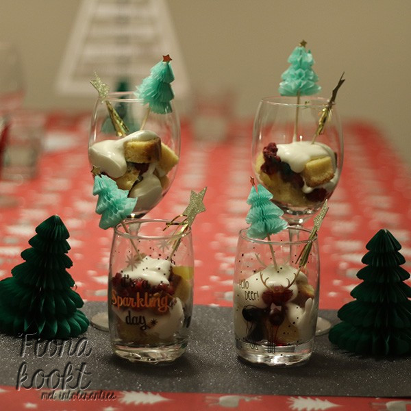 Trifle met rood fruit