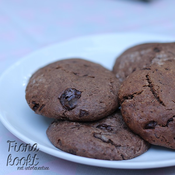 Zachte chocolade koekjes