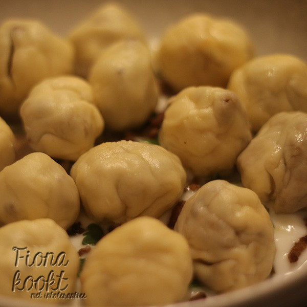 Deegballetjes met yoghurt