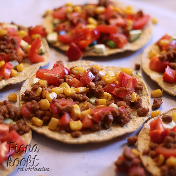 Tostada pizza's
