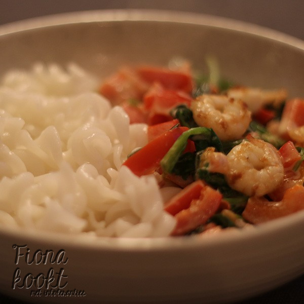 Garnalen curry