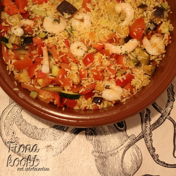 Tajine garnalen