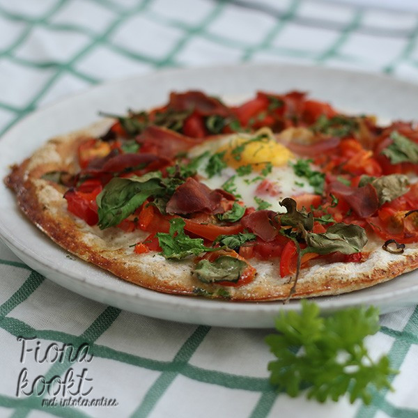 Good morning breakfast pizza