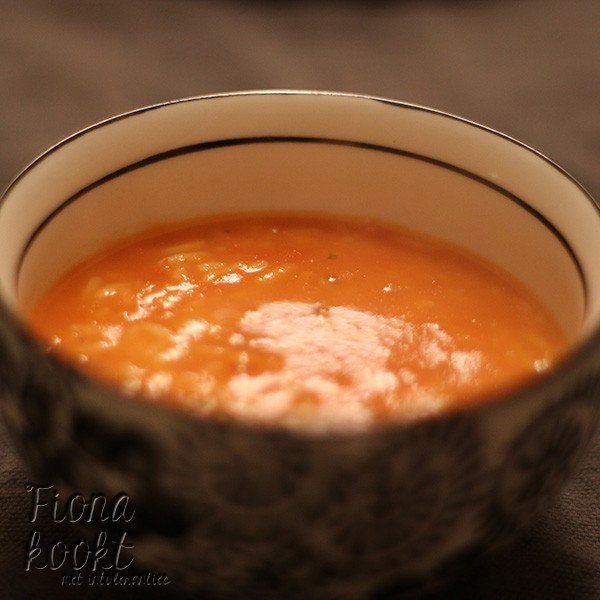 Tomatensoep met rijst