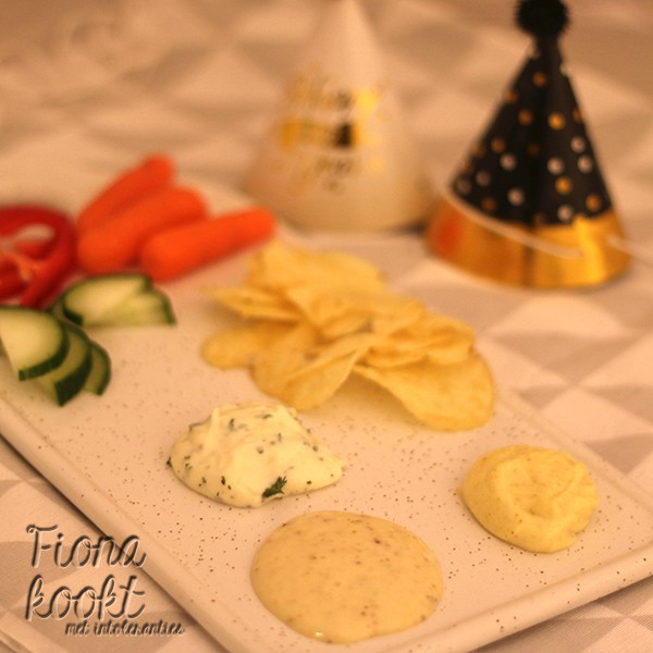 Dips voor de chips of rauwkost
