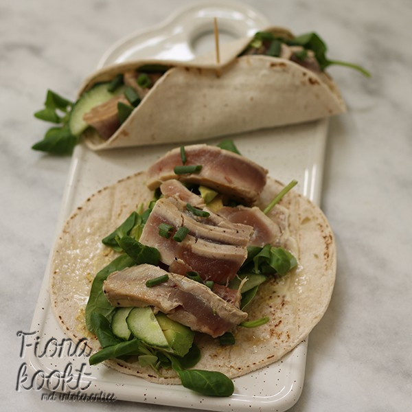 Wraps met tonijn