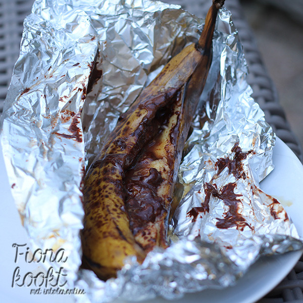 Banaan van de barbecue