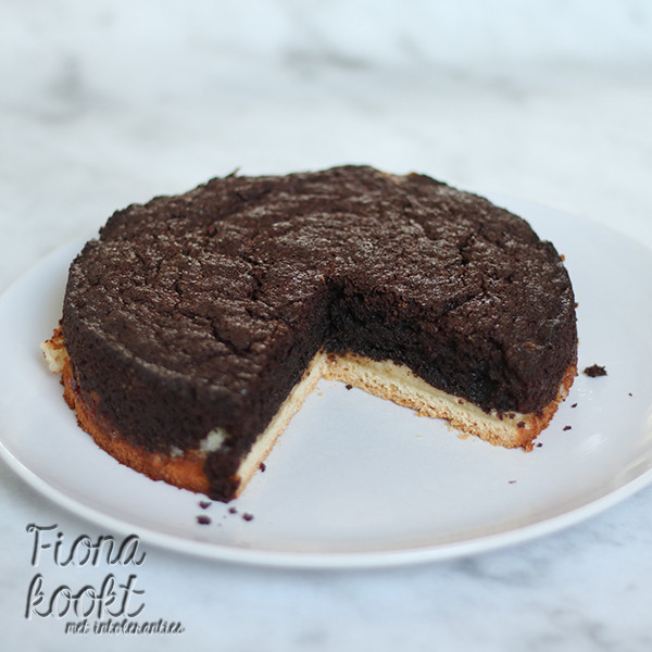 Cookie cheescake brownie taart