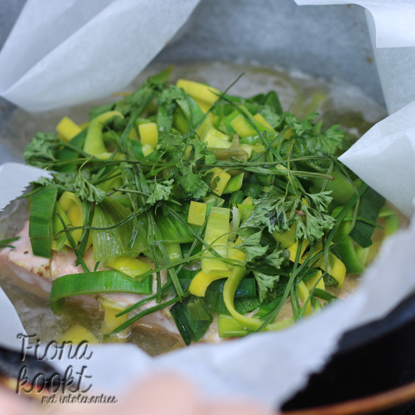 Zalm uit de Dutch oven