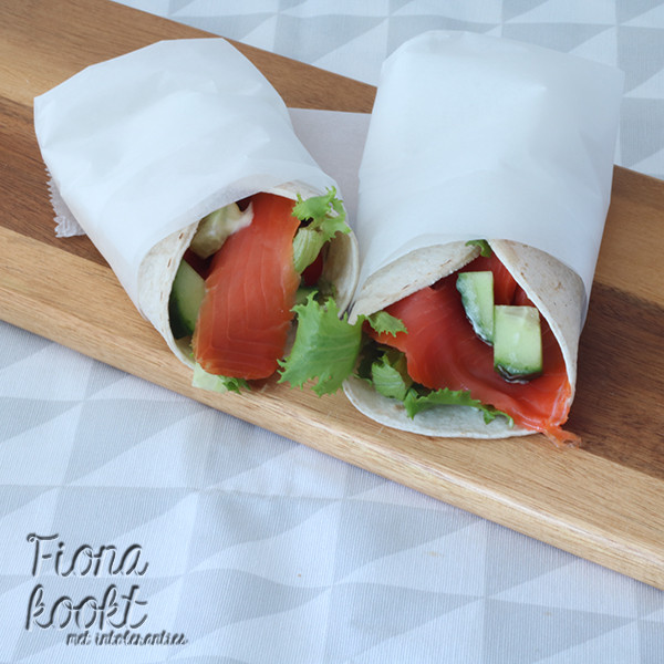 Zalm wrap