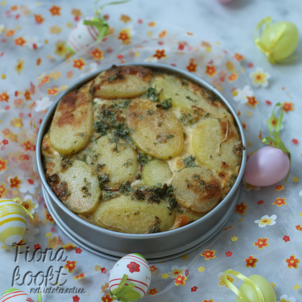 Aardappel taart