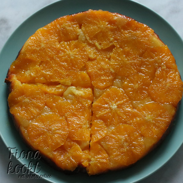 Sinaasappel upside down cake